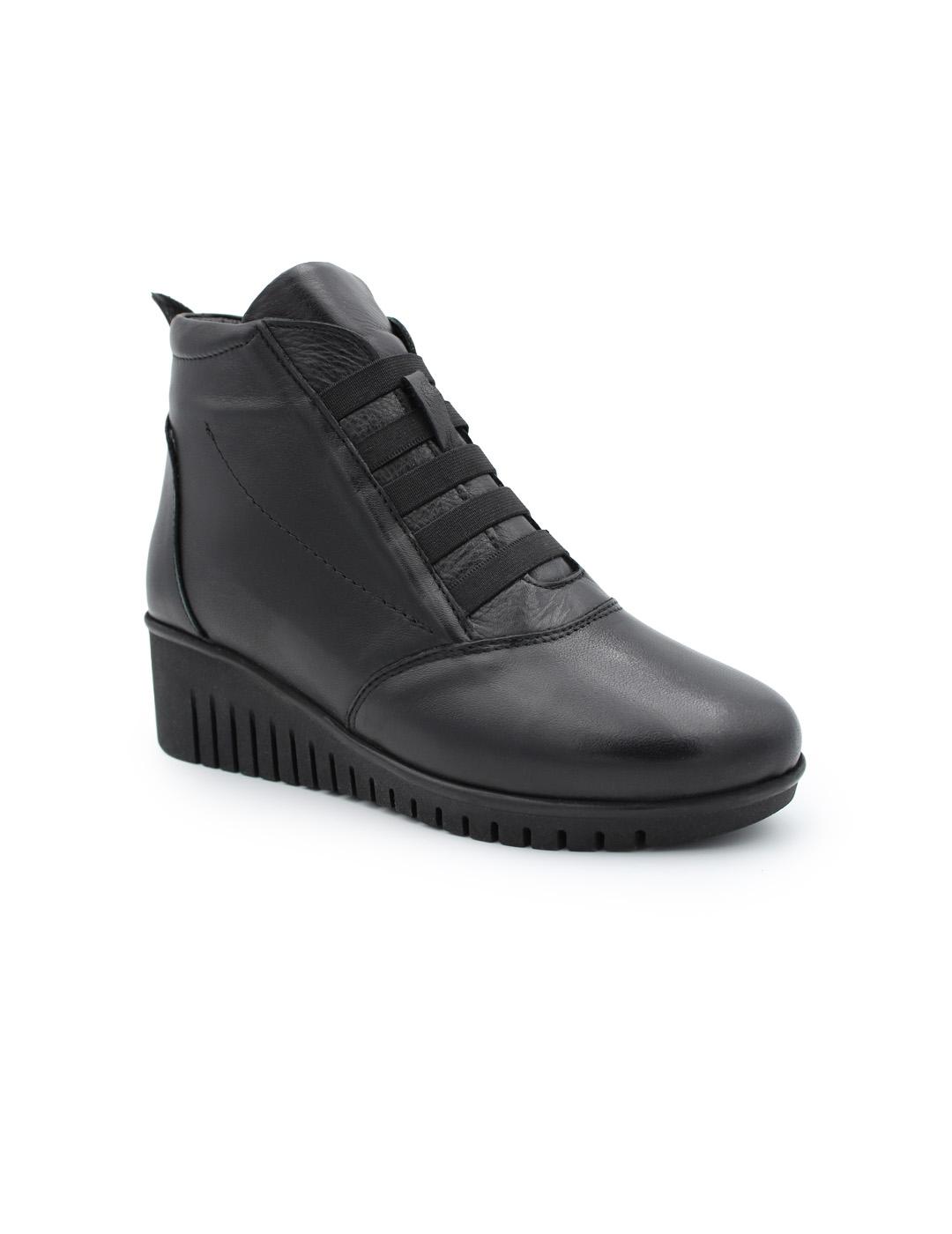 Botín Cuña 48 hours 522104/01 Negro Mujer