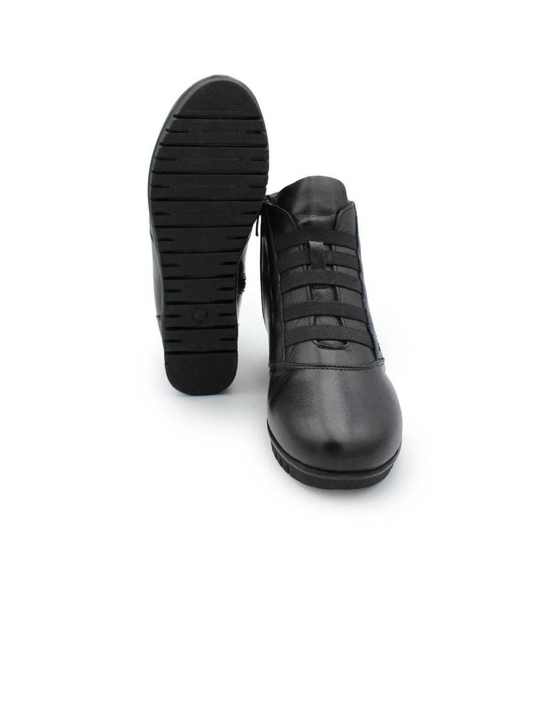 Botín Cuña 48 hours 522104/01 Negro Mujer