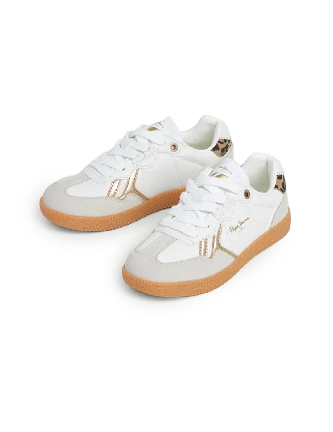 Zapatillas Retro PGS000001 Pepe Jeans Blanco/Print Niña