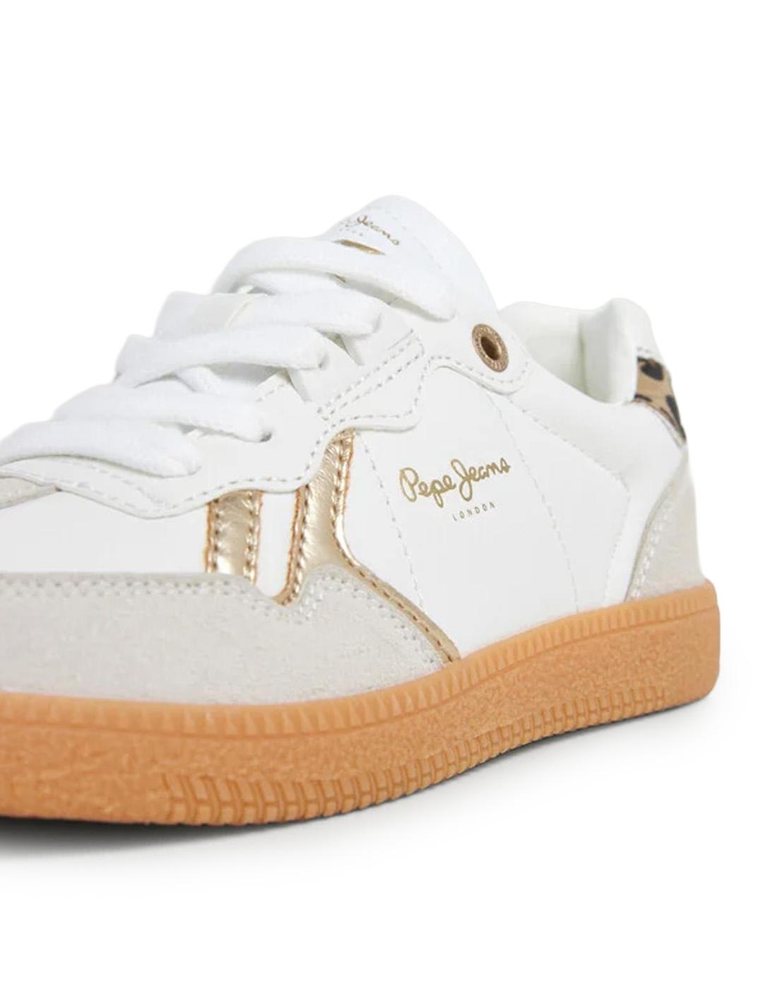 Zapatillas Retro PGS000001 Pepe Jeans Blanco/Print Niña