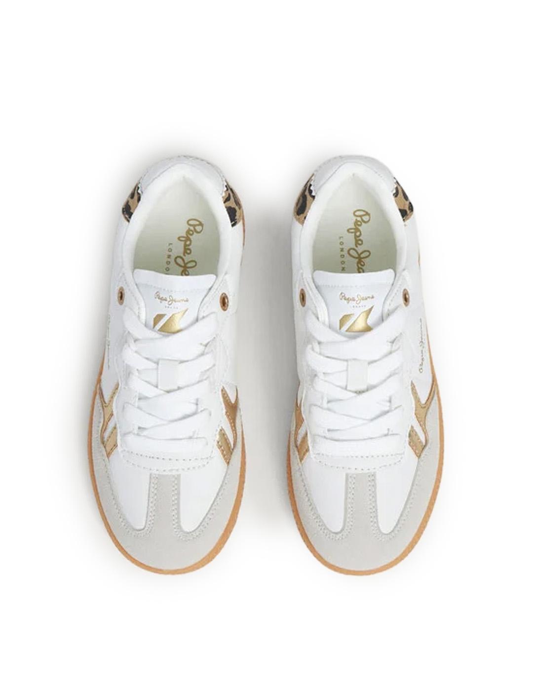 Zapatillas Retro PGS000001 Pepe Jeans Blanco/Print Niña