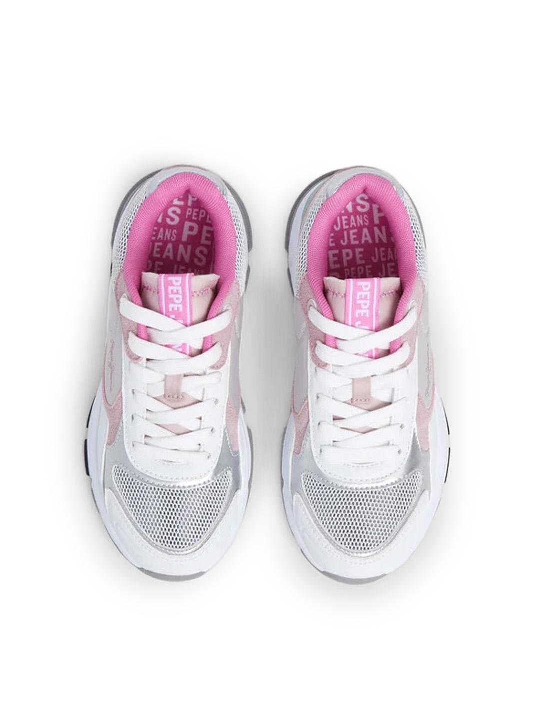 Zapatillas combinadas Pepe Jeans PGS600002 Blanco Niña