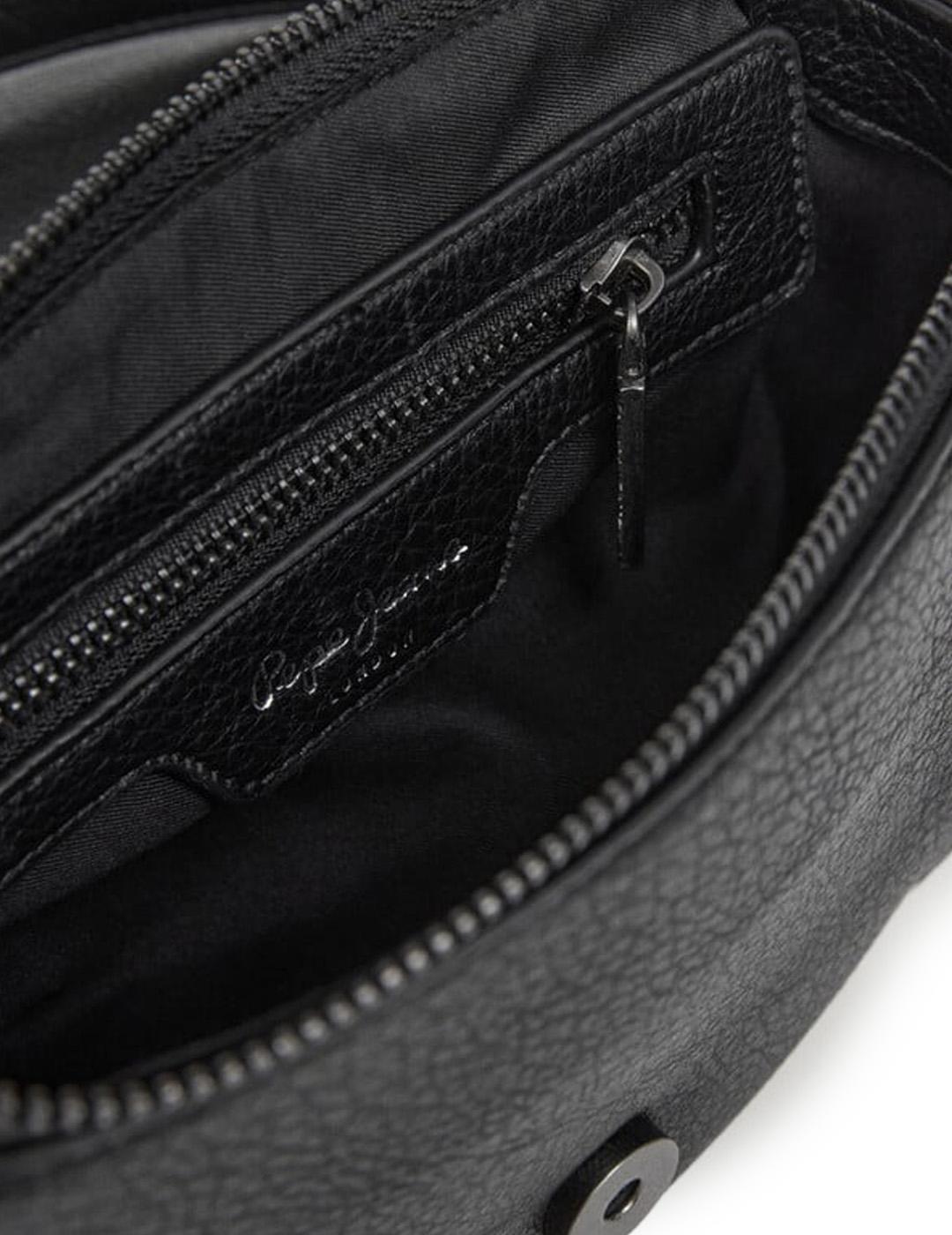 Bolso efecto piel Pepe Jeans PL0300006 Negro Mujer