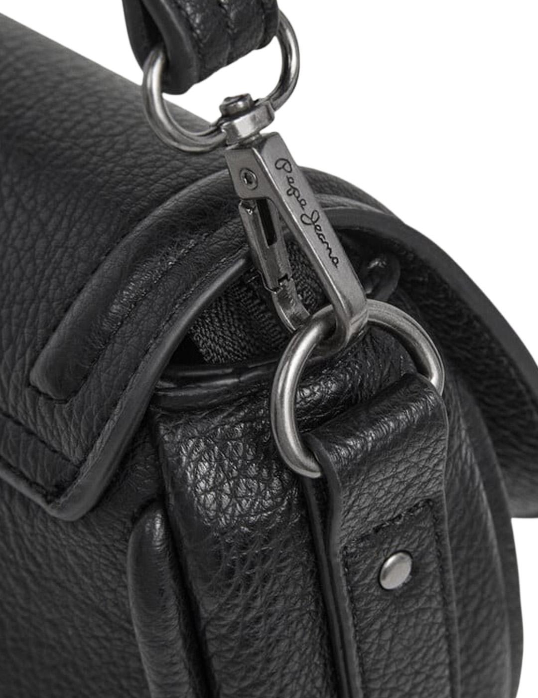 Bolso efecto piel Pepe Jeans PL0300006 Negro Mujer