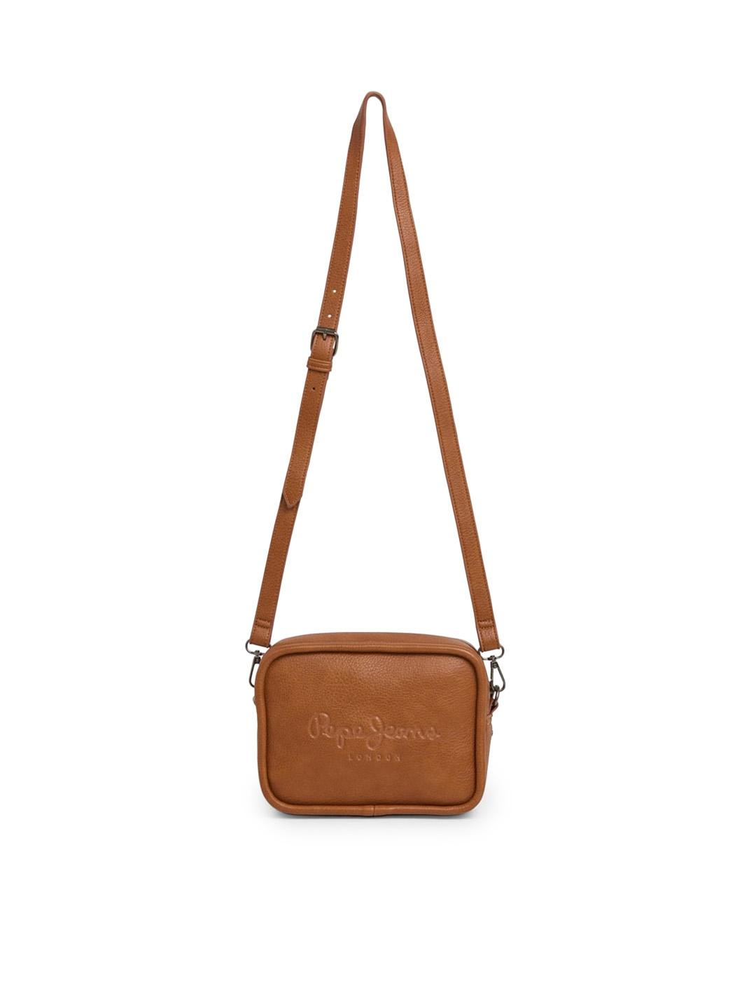 Bolso Bassy Code Camera Bag Pepe Jeans PL0300004 Brown Mujer