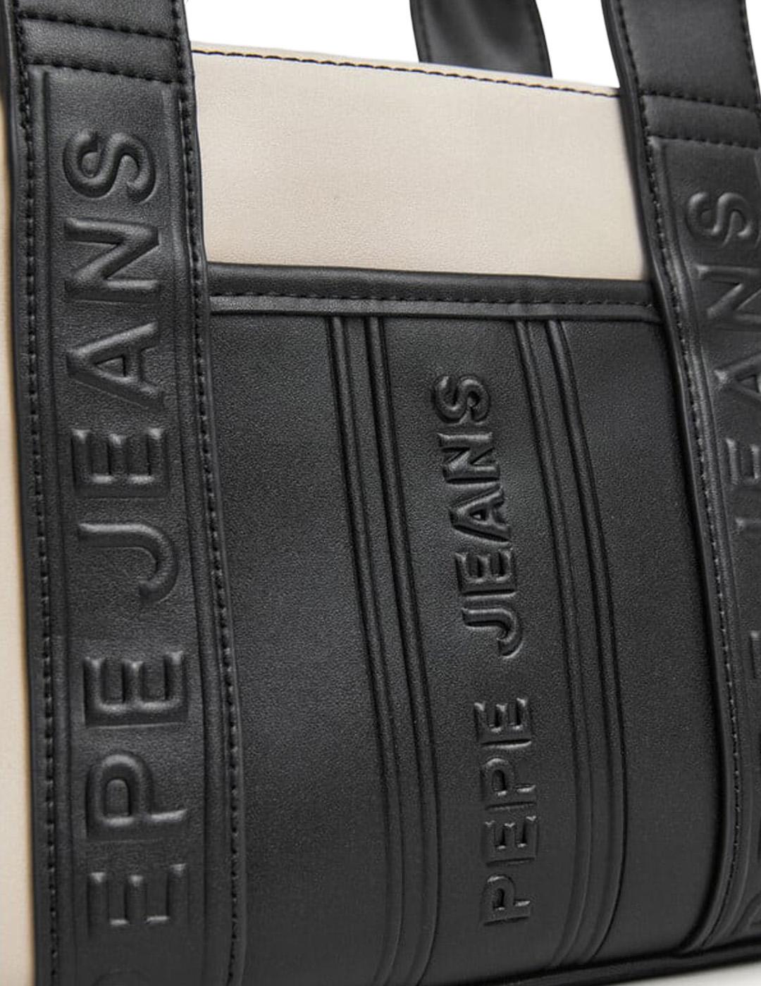 Bolso rectangular Pepe Jeans PL0300008 Bicolor Mujer