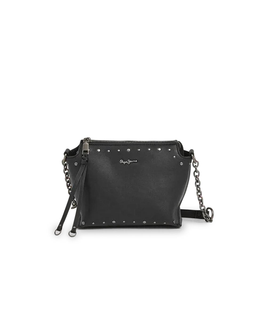 Bandolera tachuelas Pepe Jeans PL0300001 Negro Mujer