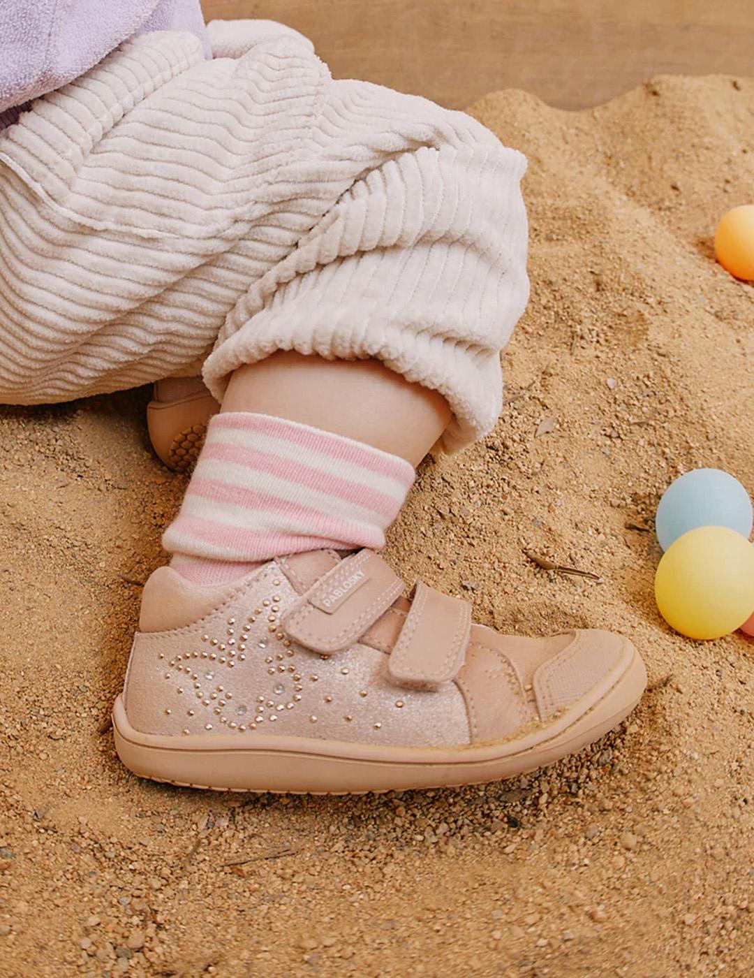 Bota de bebé Dubai Pablosky 064570 Rosa Niña