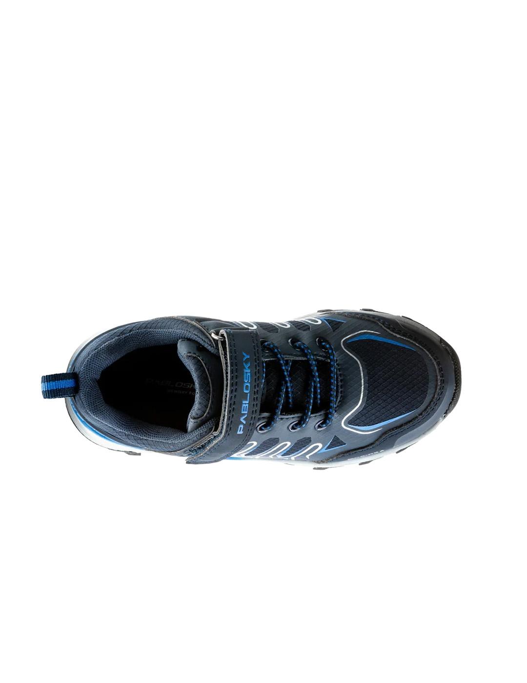 Deportiva Trail Waterproof Morioka Pablosky 979020 Azul Niño