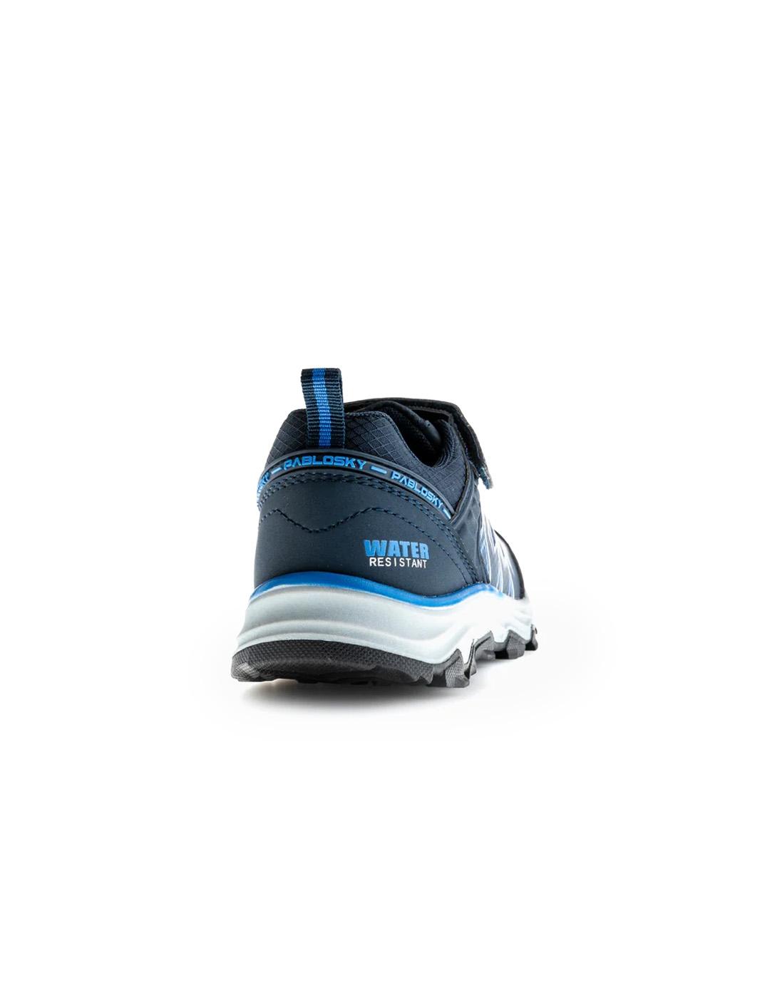 Deportiva Trail Waterproof Morioka Pablosky 979020 Azul Niño