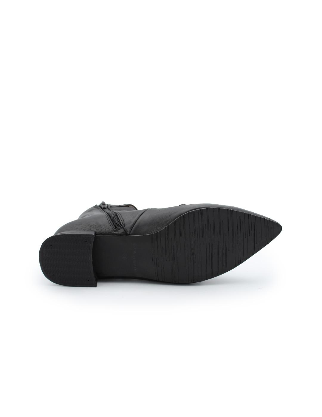Zapato Abotinado Ragazza R5550 Negro Mujer