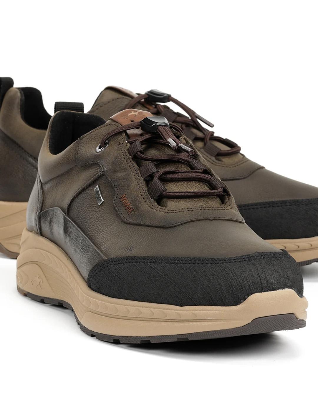 Zapato Impermeable Lander Fluchos F2294 Verde Hombre