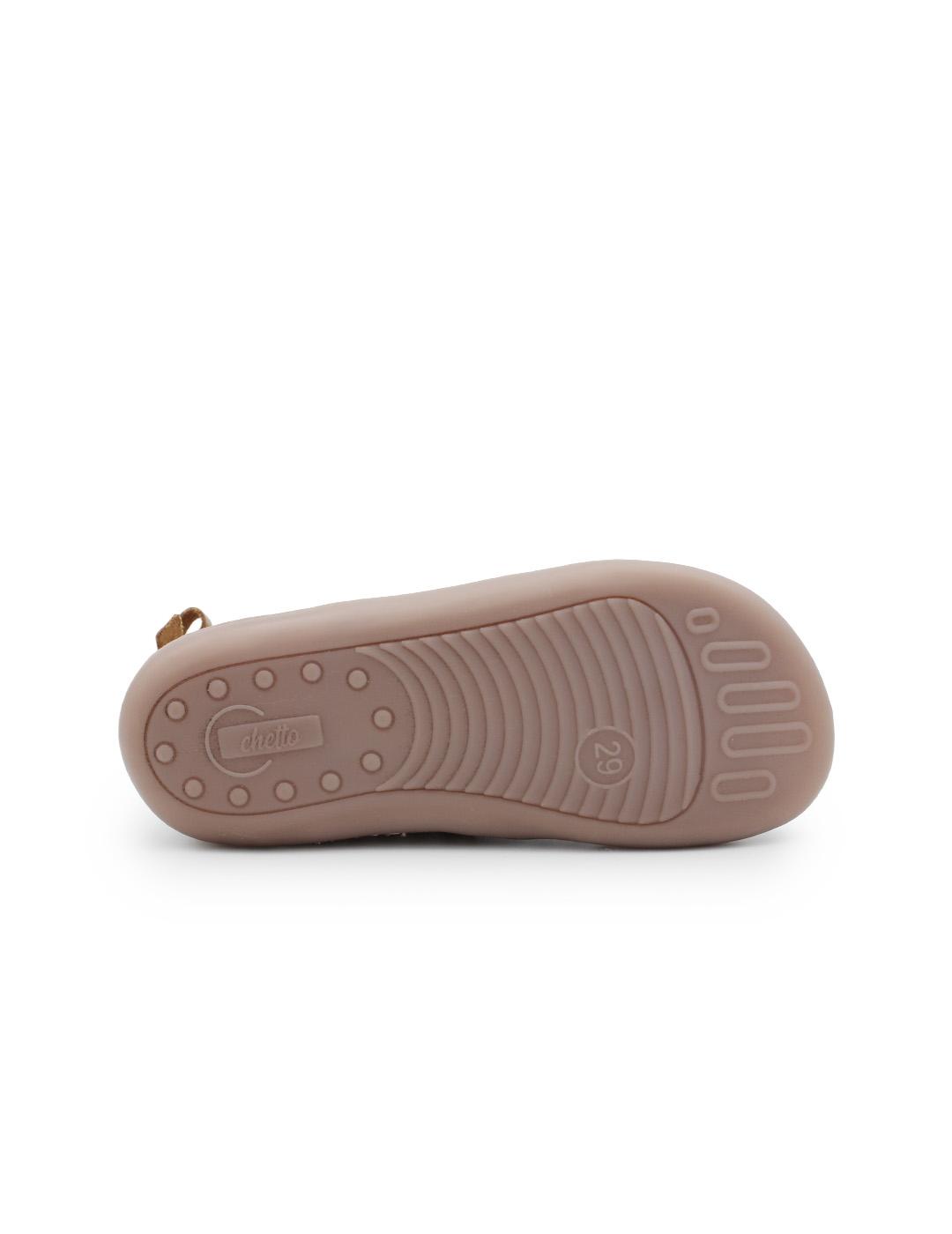 Botín Barefoot Piel Chetto 1125517 Cuero Niña
