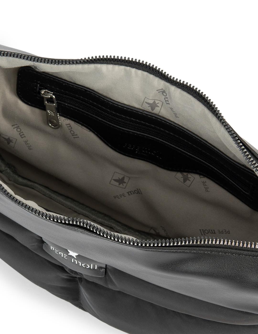 Bolso Bandolera Leonor Pepe Moll 252102 Negro Mujer 