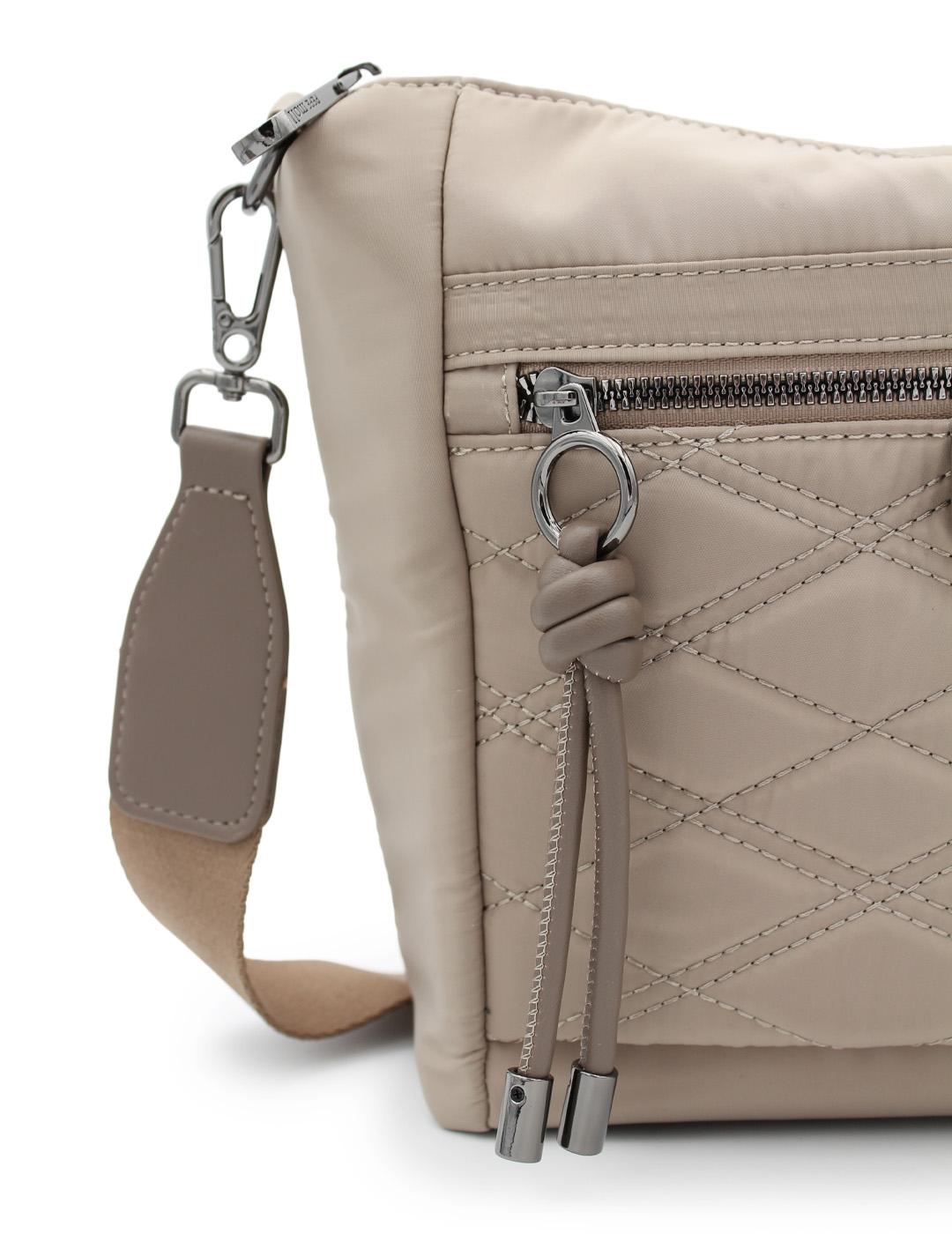 Bolso Bandolera Manuela Pepe Moll 252142 Beige Mujer 