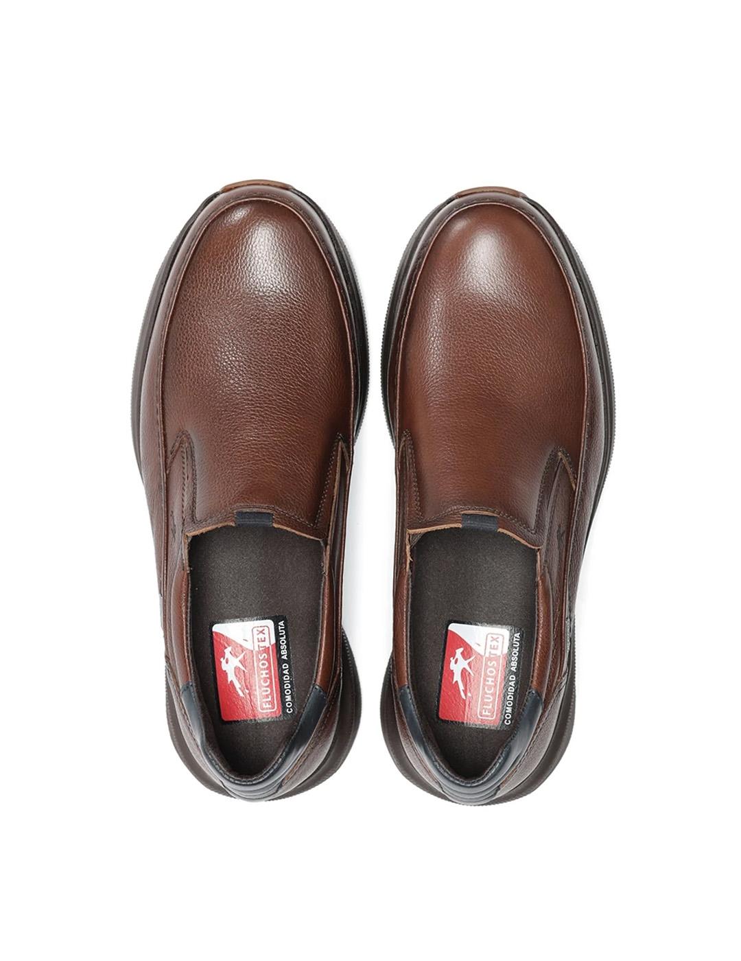 Zapato TRITON Fluchos F2064 Slip On Marrón Hombre