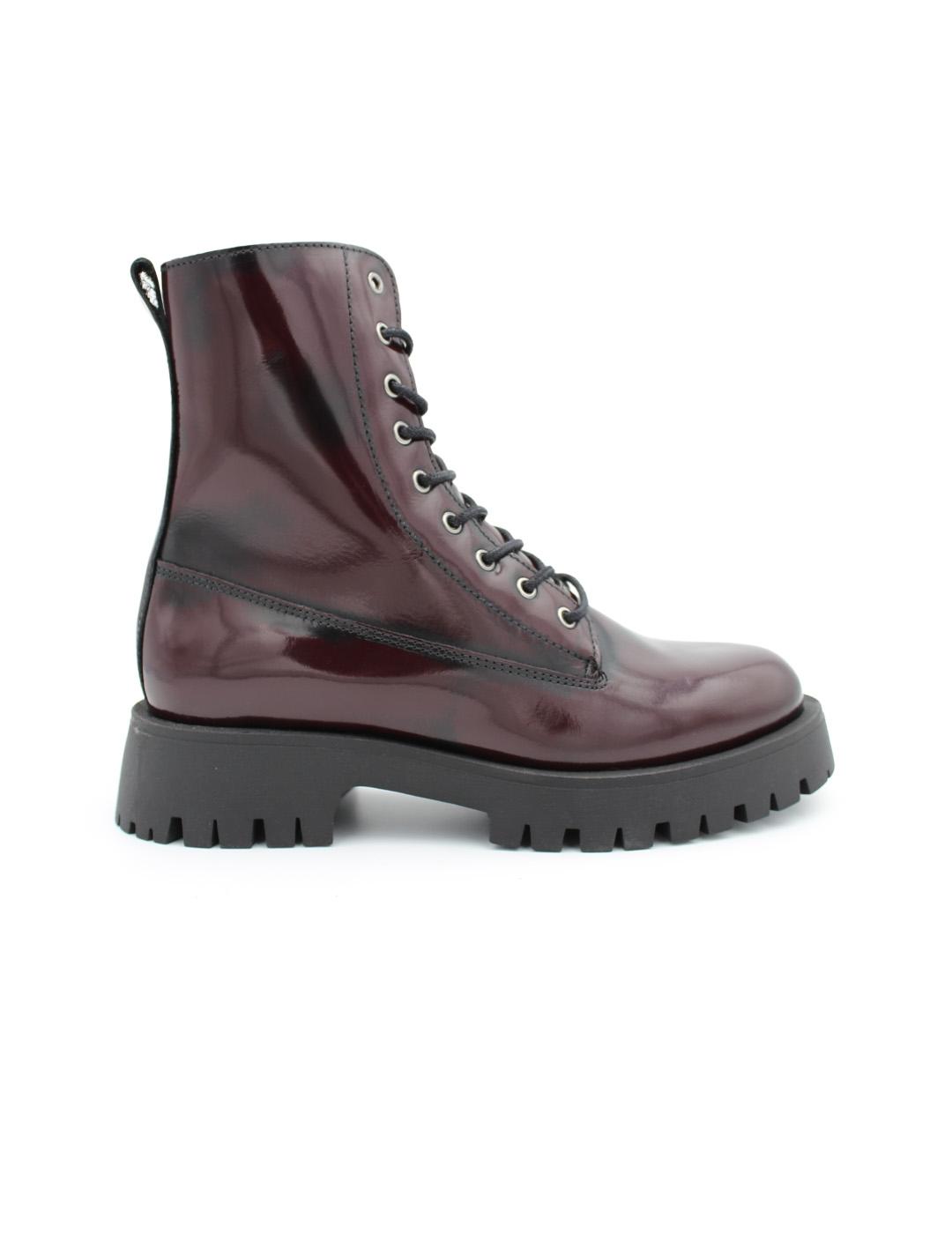 Botín Charol Innovation 3060 Burdeos Mujer