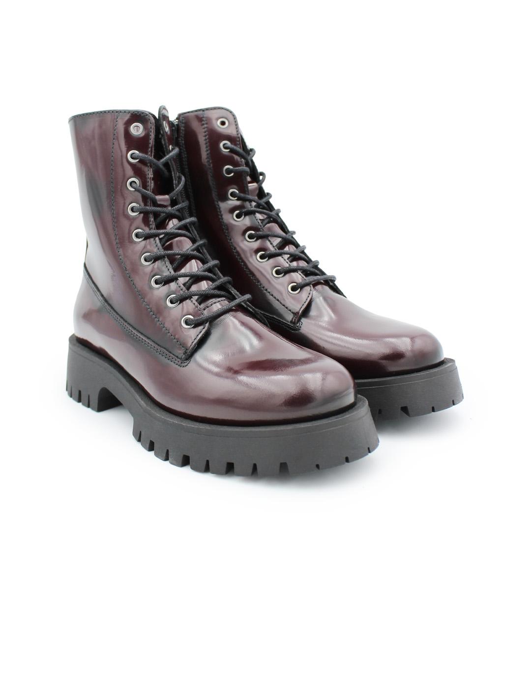 Botín Charol Innovation 3060 Burdeos Mujer