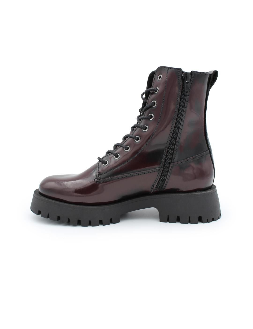 Botín Charol Innovation 3060 Burdeos Mujer