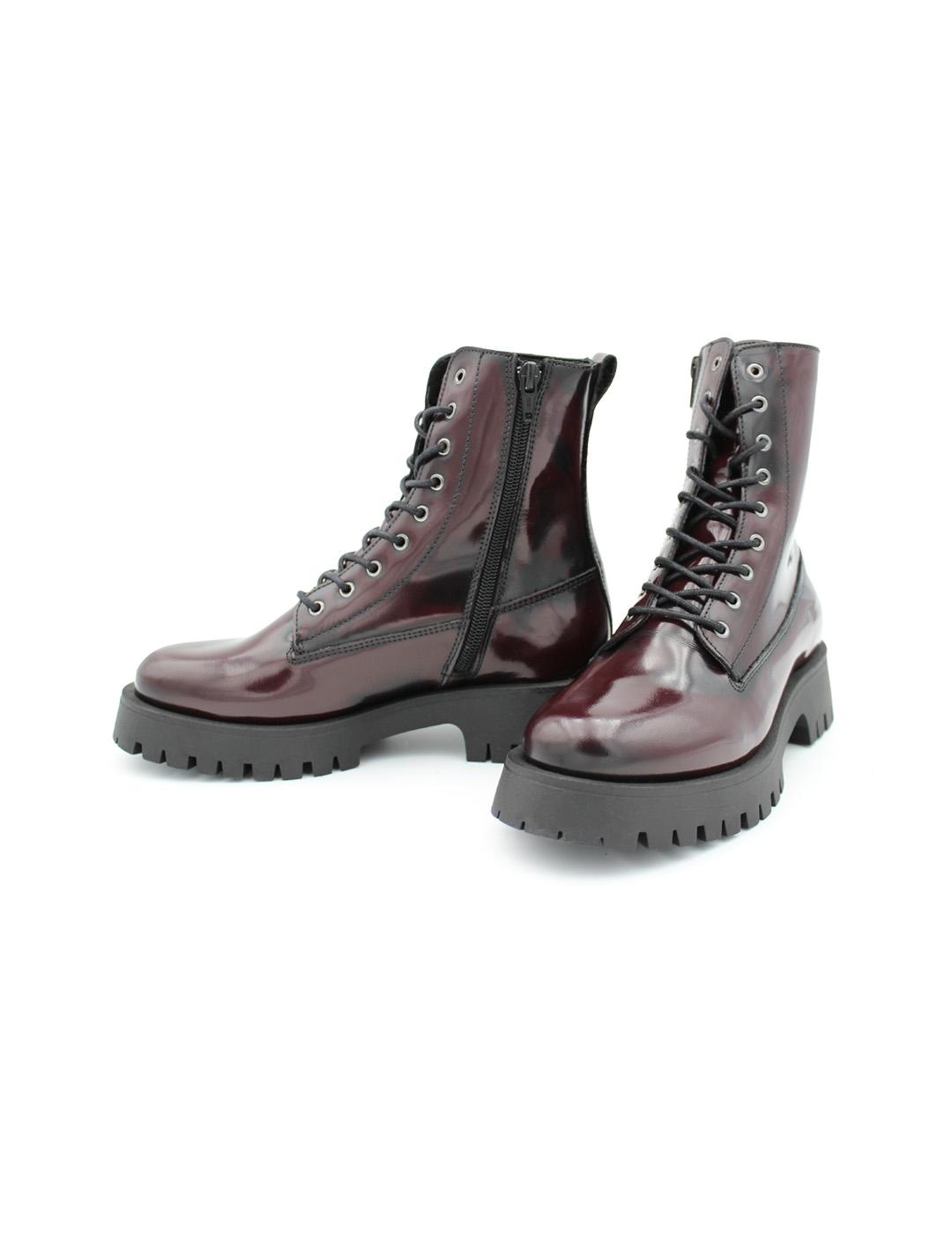 Botín Charol Innovation 3060 Burdeos Mujer