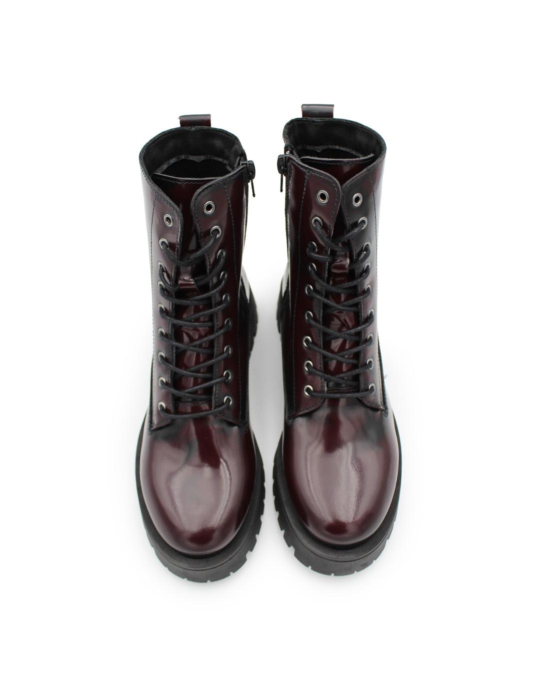 Botín Charol Innovation 3060 Burdeos Mujer