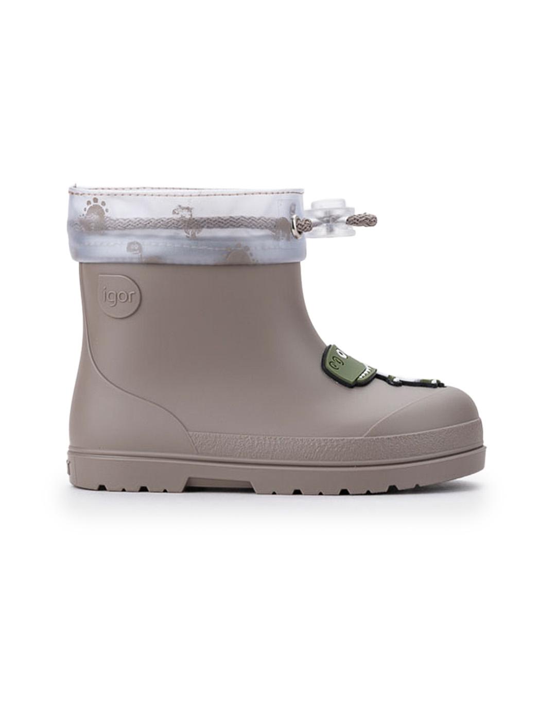 Bota de agua Mendi Dino Igor W10323-183 Taupe Niño