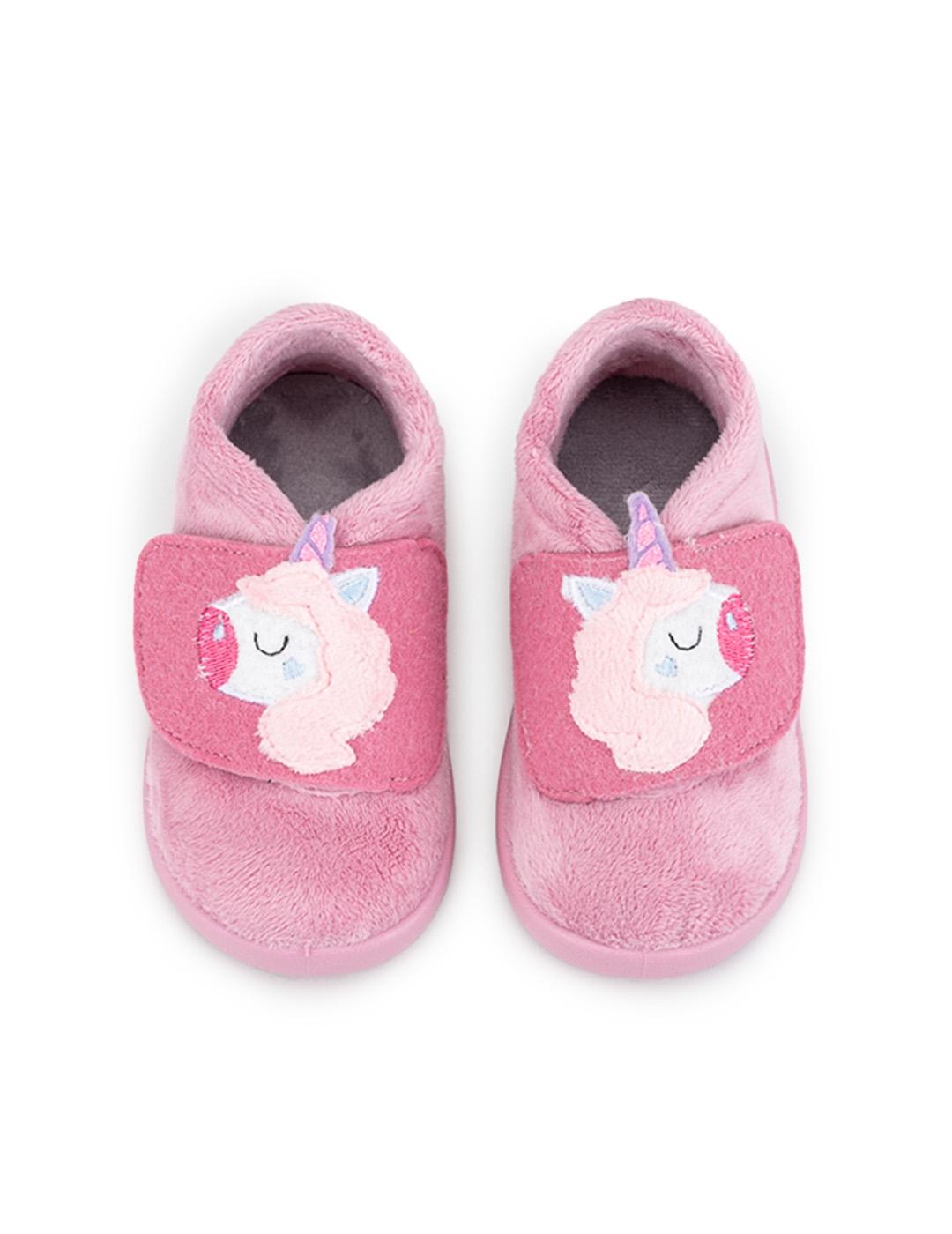 Zapatillas De Casa Homie Unicornio Igor W10328-010 Rosa Niña