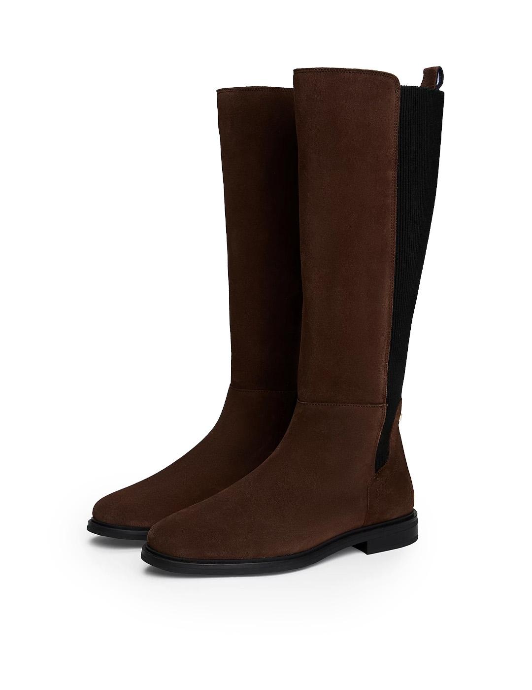 Botas Mosqueteras Ante Tommy Hilfiger FW0FW08779GV0 Marrón