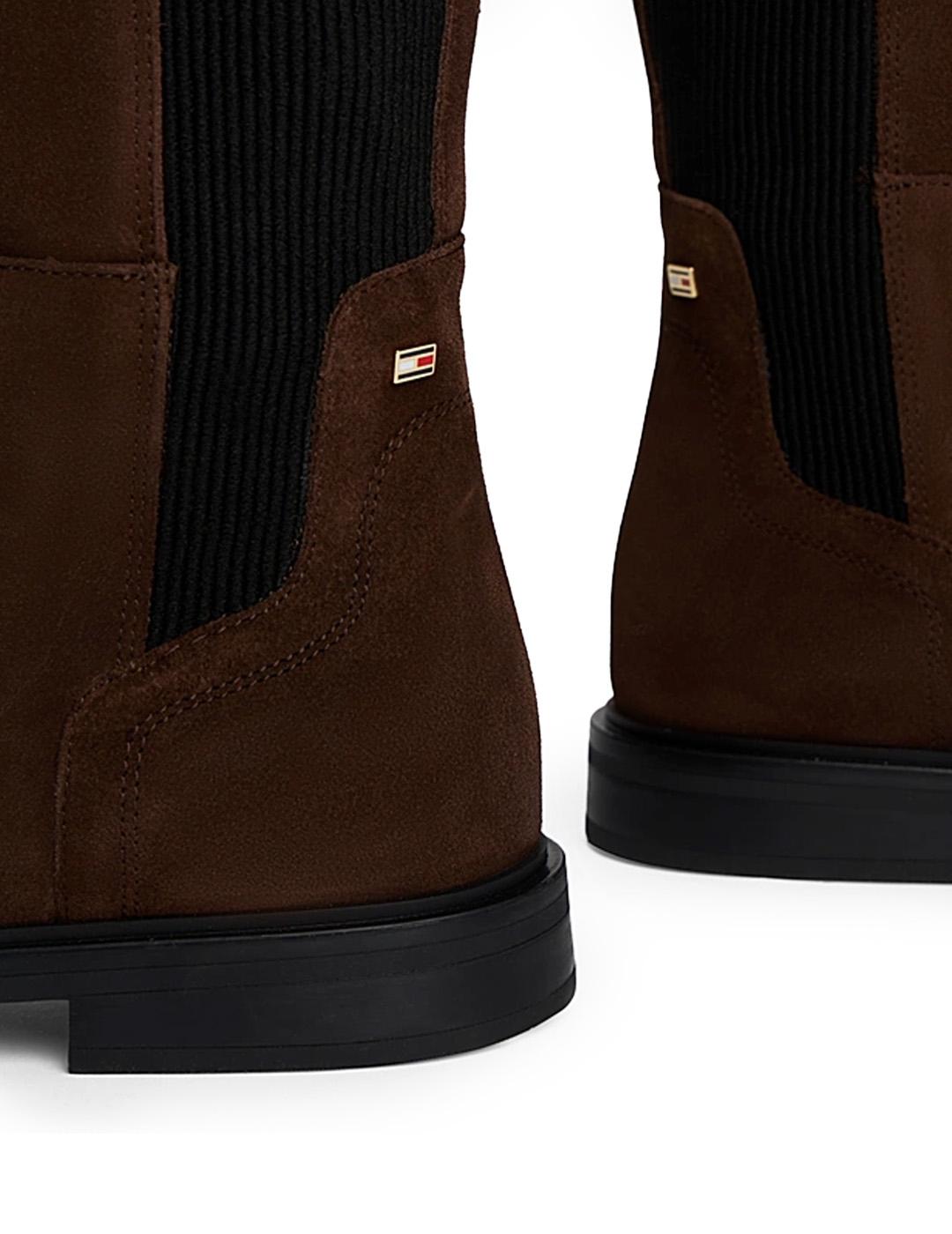 Botas Mosqueteras Ante Tommy Hilfiger FW0FW08779GV0 Marrón