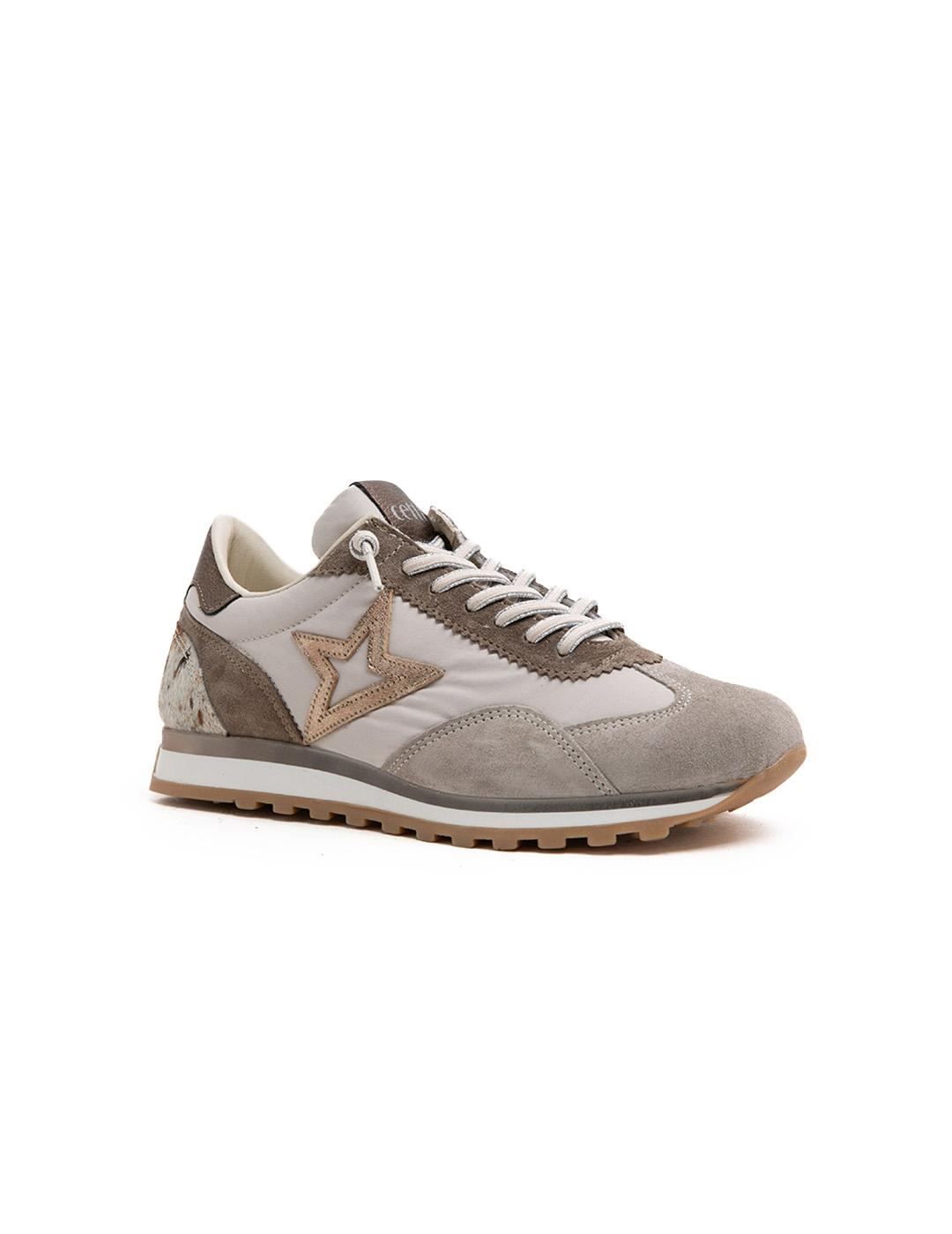 Zapatillas Cetti C-1259 Ante/Nylon Caliza Mujer