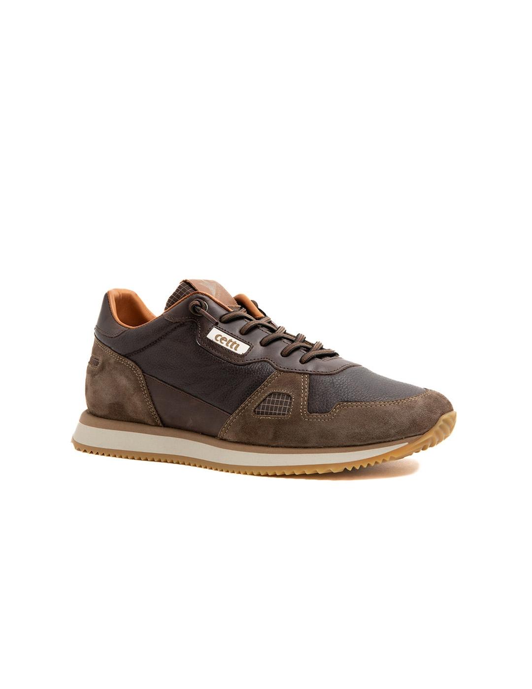 Zapatillas Cetti C-1397 Ante-Napa Moka Hombre