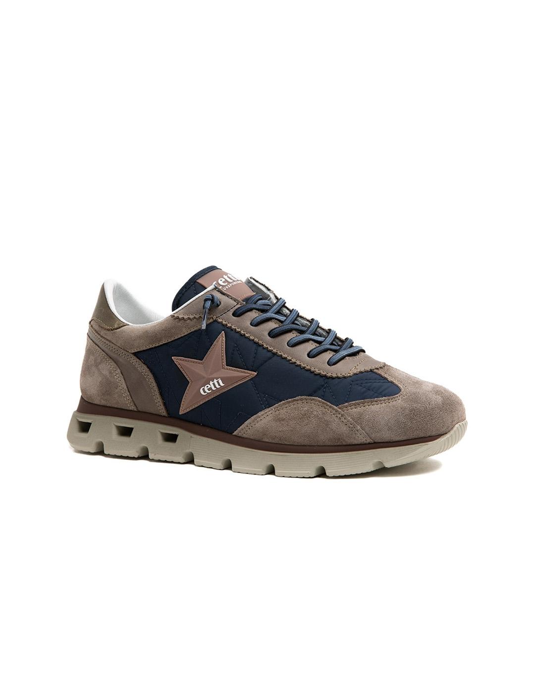 Zapatillas Cetti  C-1385 Ante Sweet Óxido-Navy Hombre