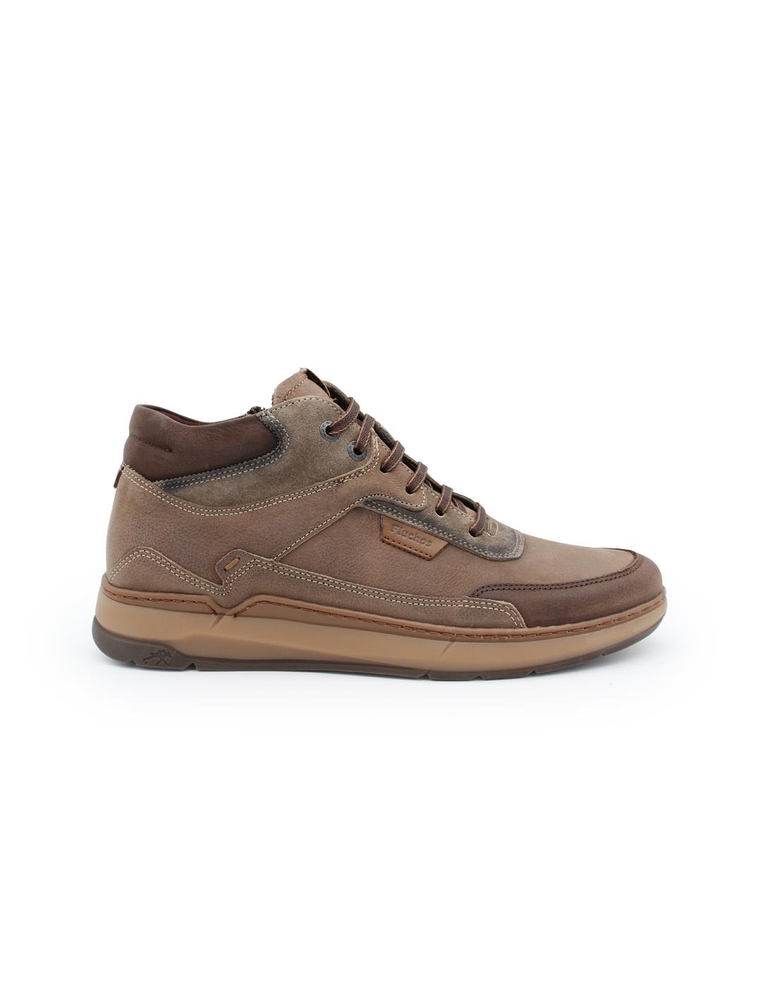 Botín Fluchos F2280 Vegabuck Taupe para Hombre