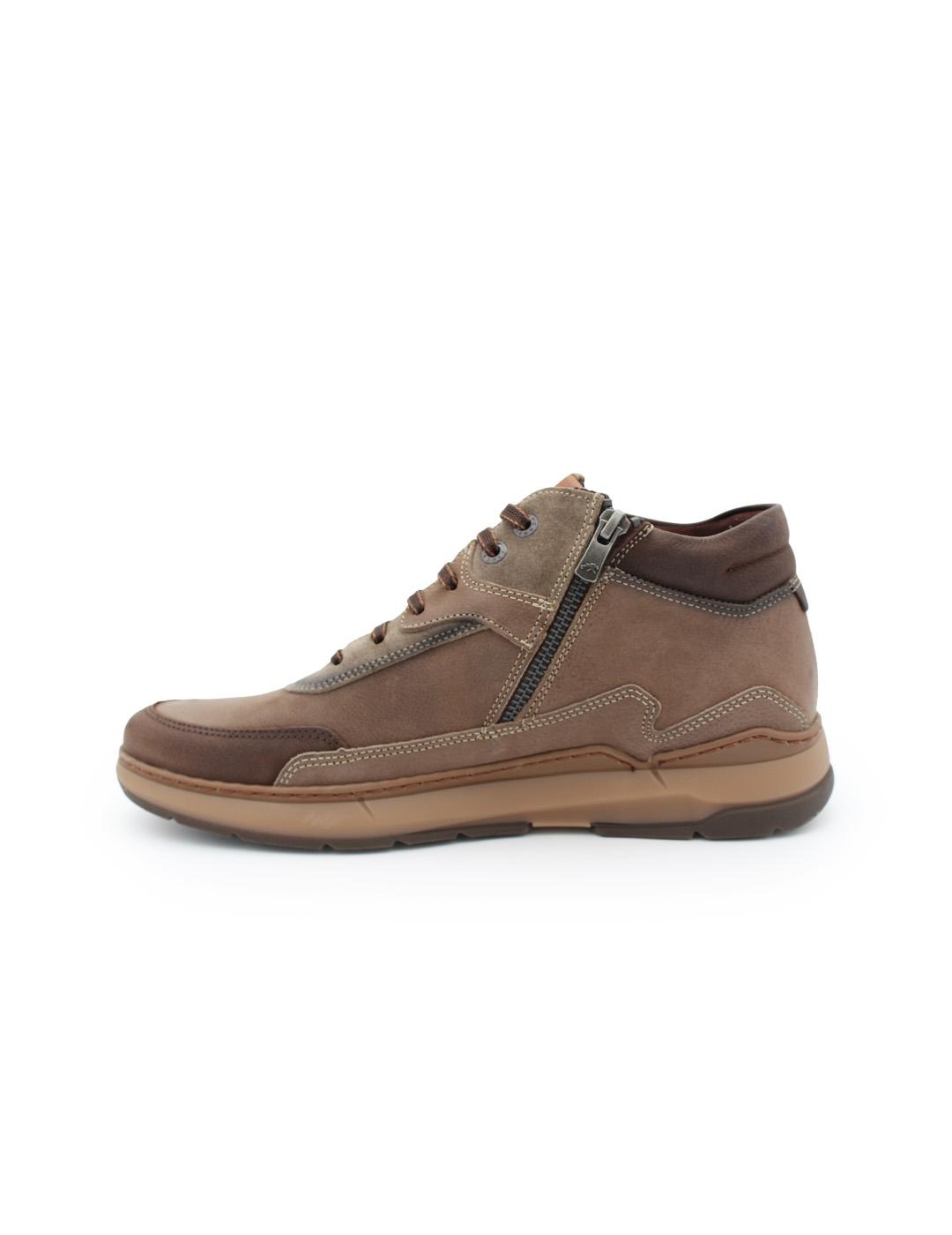 Botín Fluchos F2280 Vegabuck Taupe para Hombre