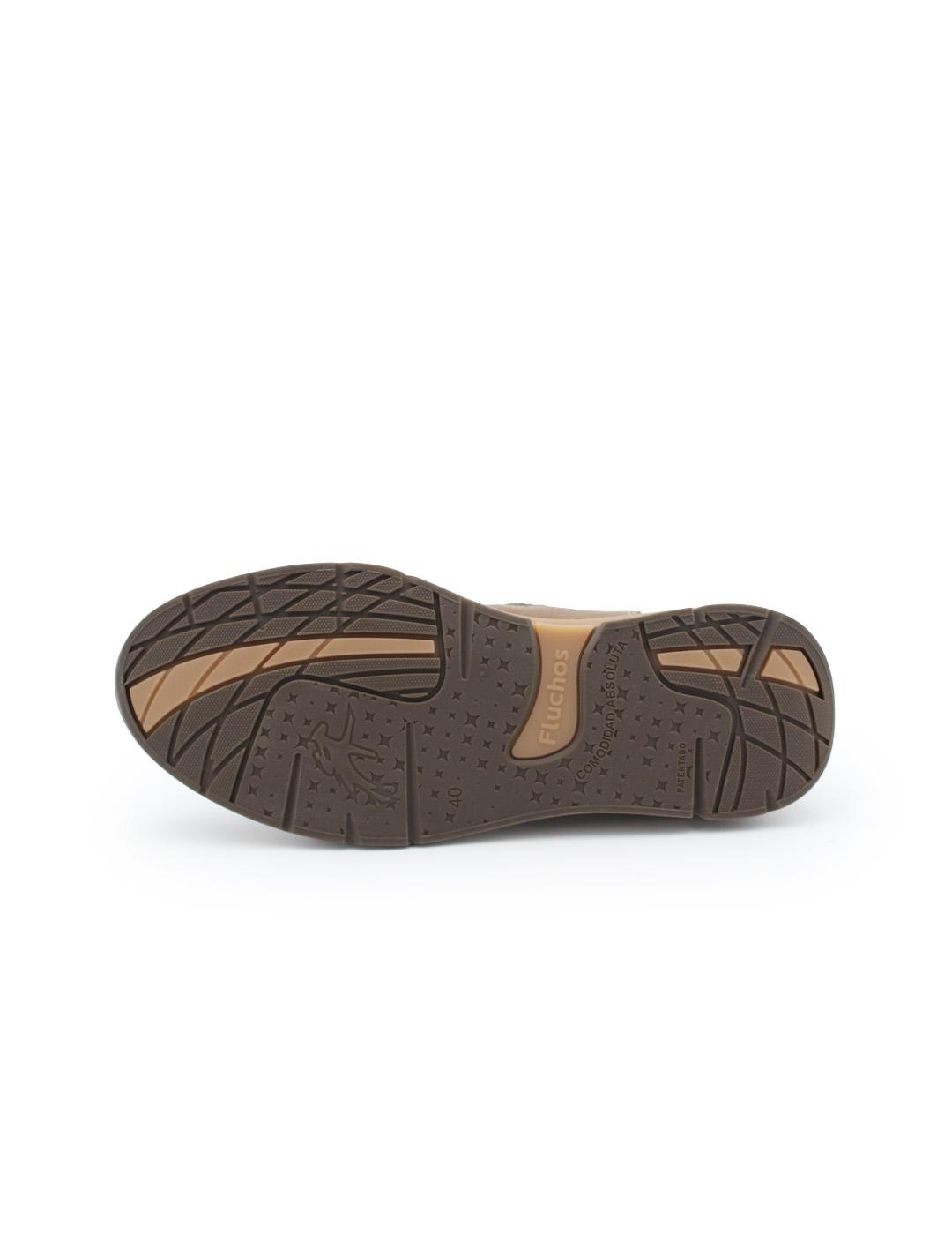 Botín Fluchos F2280 Vegabuck Taupe para Hombre