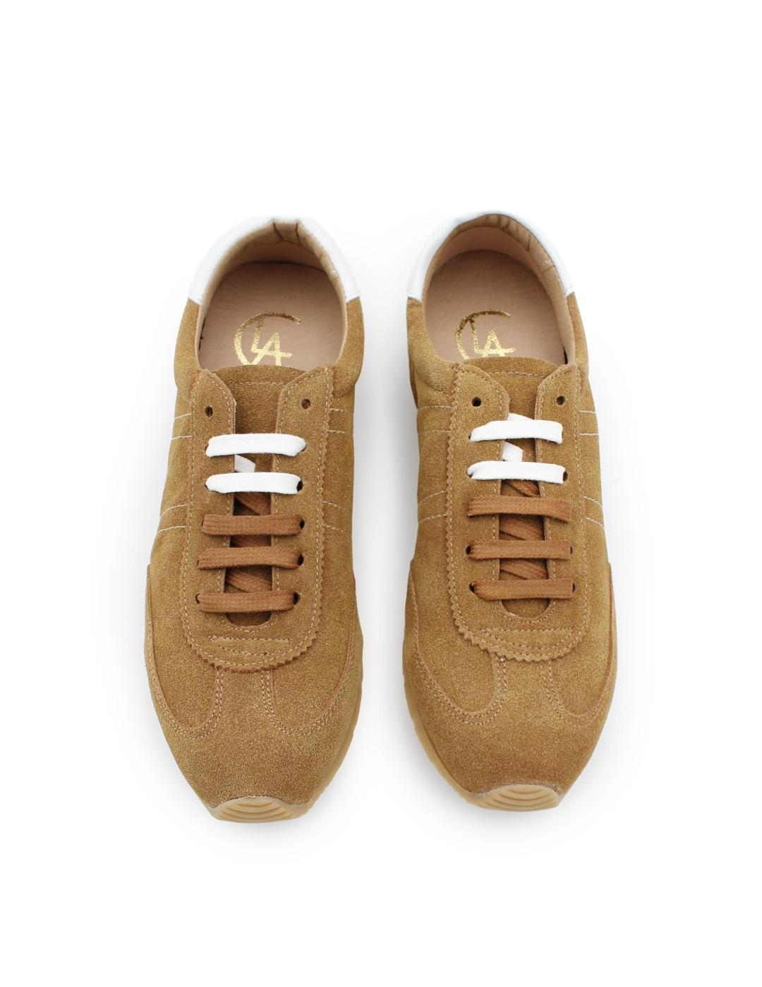 Zapatillas Combi B Claudia By Isaberi 6-Pula Tabaco Mujer