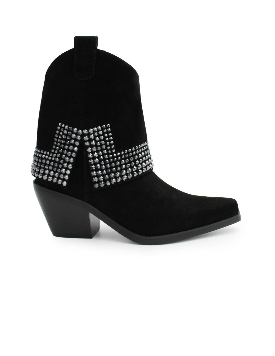 Botín Be Free Sanse-2529 Negro Mujer