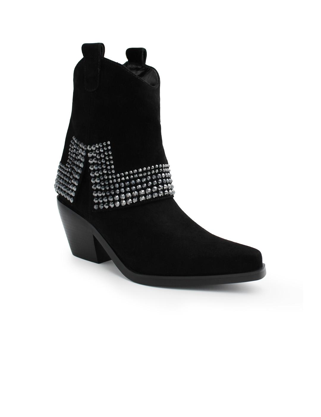 Botín Be Free Sanse-2529 Negro Mujer