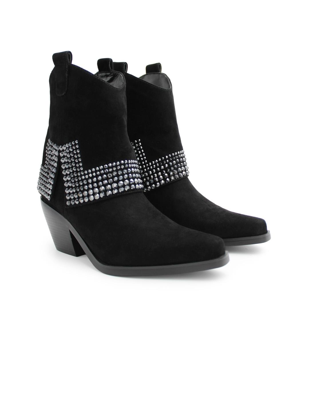 Botín Be Free Sanse-2529 Negro Mujer