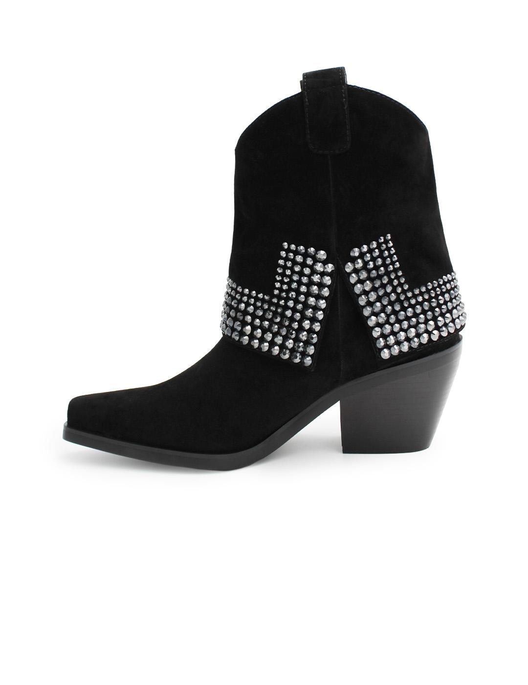 Botín Be Free Sanse-2529 Negro Mujer