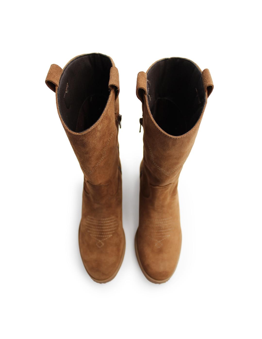 Bota Campera Claudia By Isaberi 4-Basilea Marrón Mujer