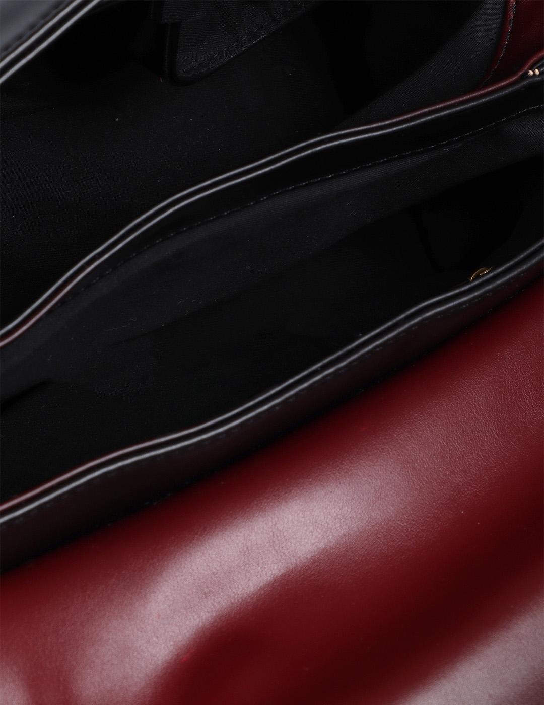 Bandolera Nudo Lola Casademunt LF2504030 Negro/Rojo Mujer