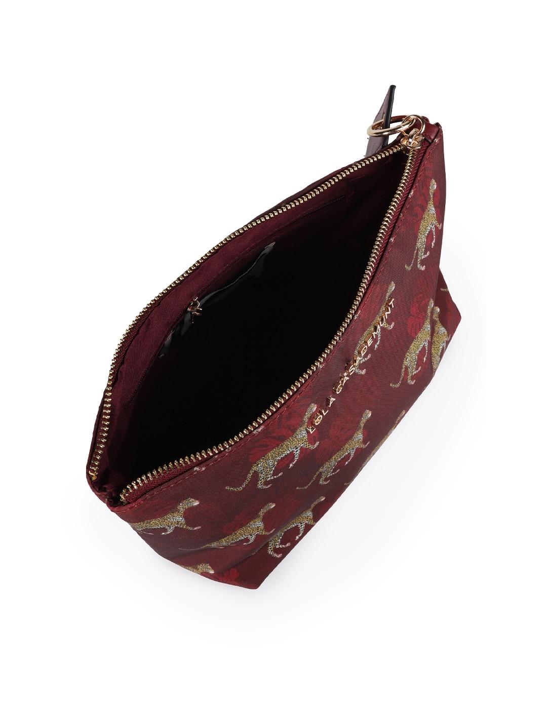 Neceser Estampado Animal Lola Casademunt LF2512006 Rojo