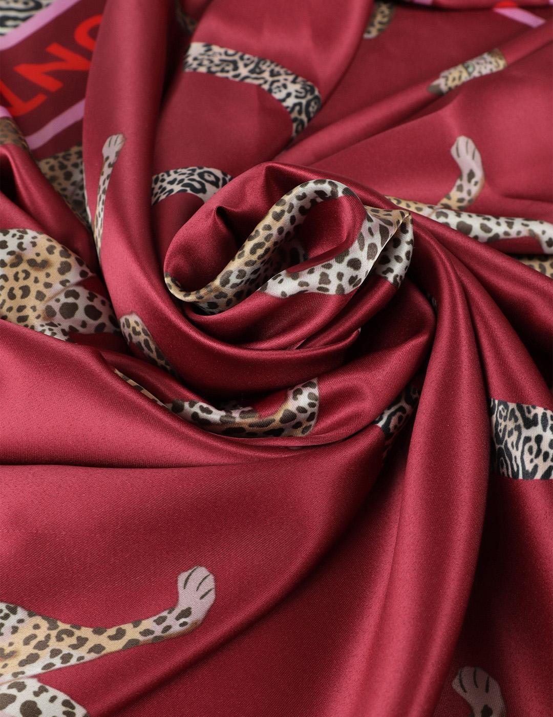 Pañuelo Estampado LC Leopardo Lola Casademunt LF2507011 Rojo