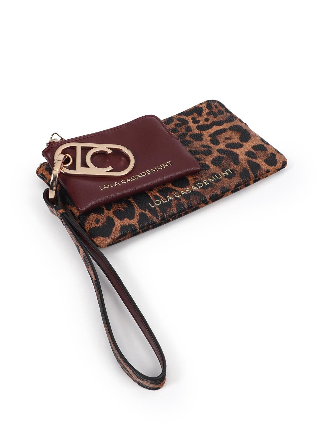 Cartera  con monedero bicolor