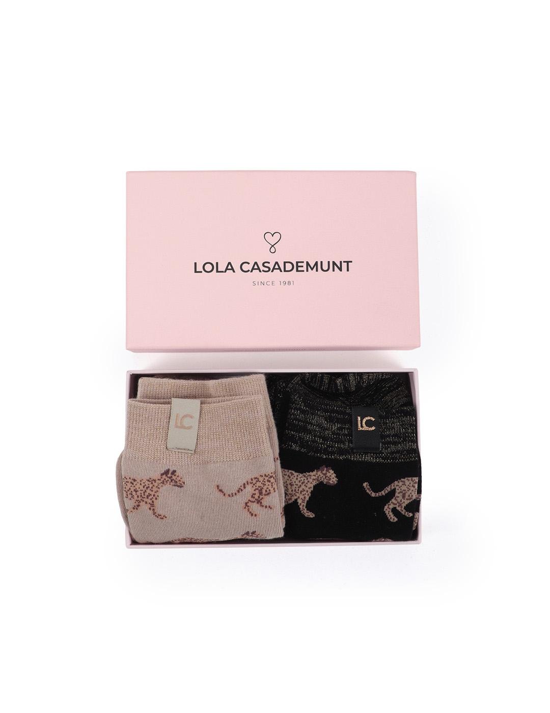 Pack Calcetines Leopardo Lola Casademunt LF2513002