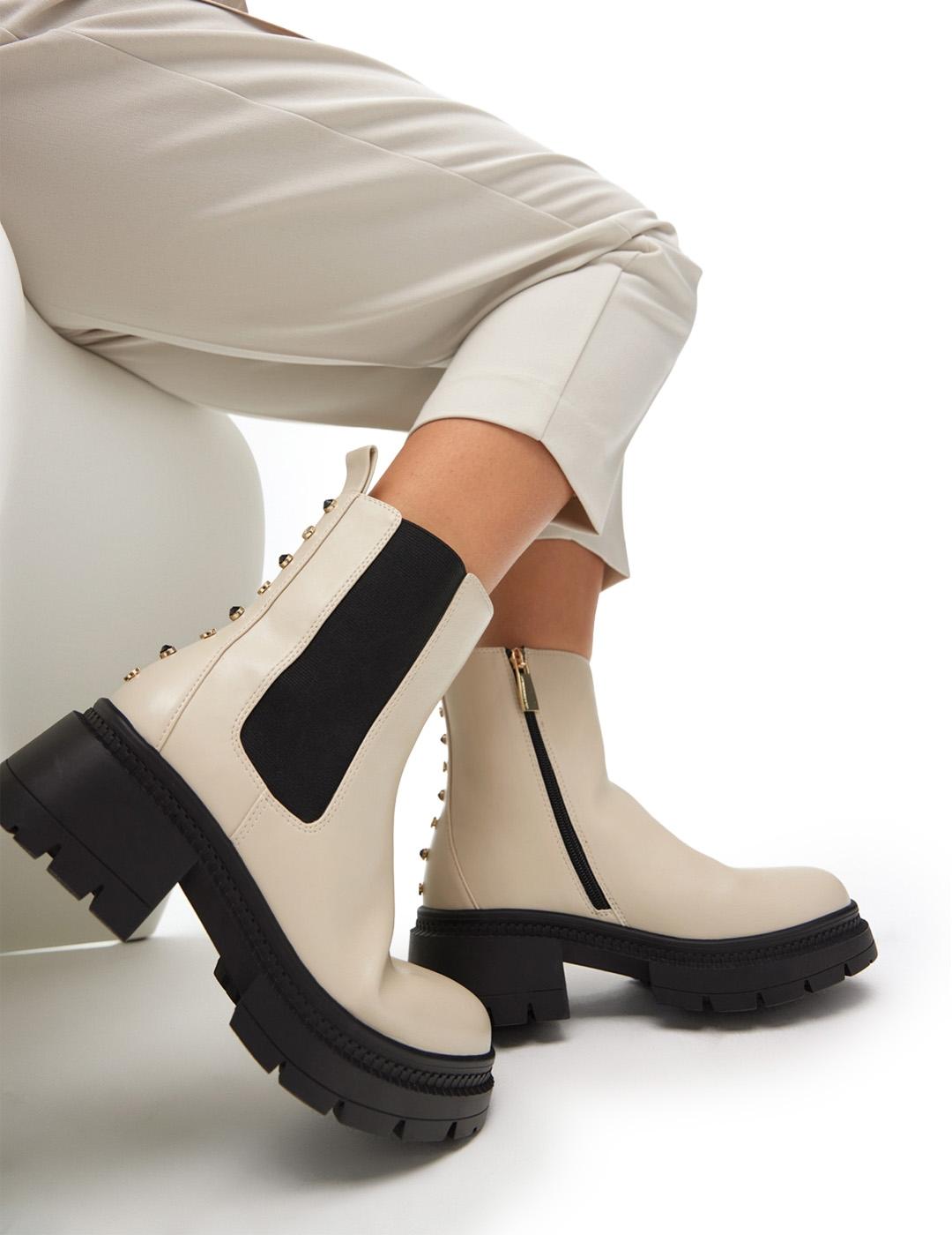 Botín Track detalles dorados Lola Casademunt LF25050032