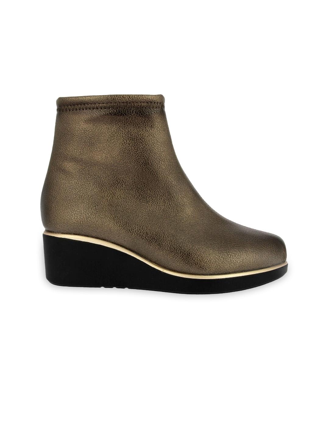 Botín Cuña 64834 Doctor Cutillas Bronce Mujer