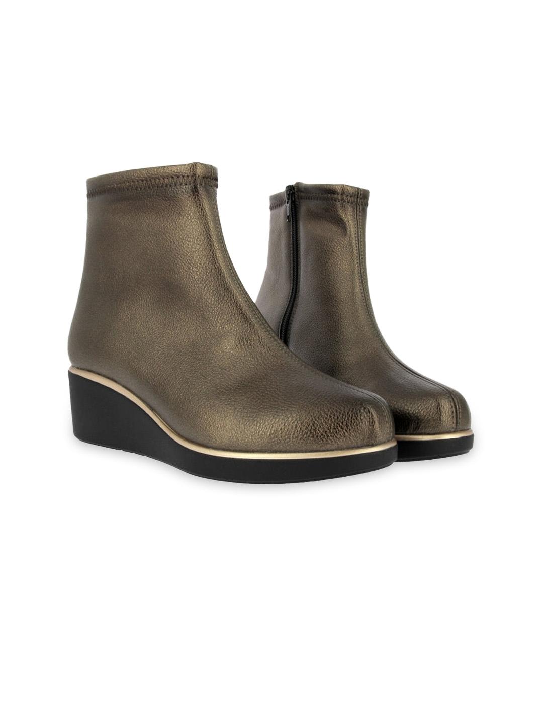 Botín Cuña 64834 Doctor Cutillas Bronce Mujer