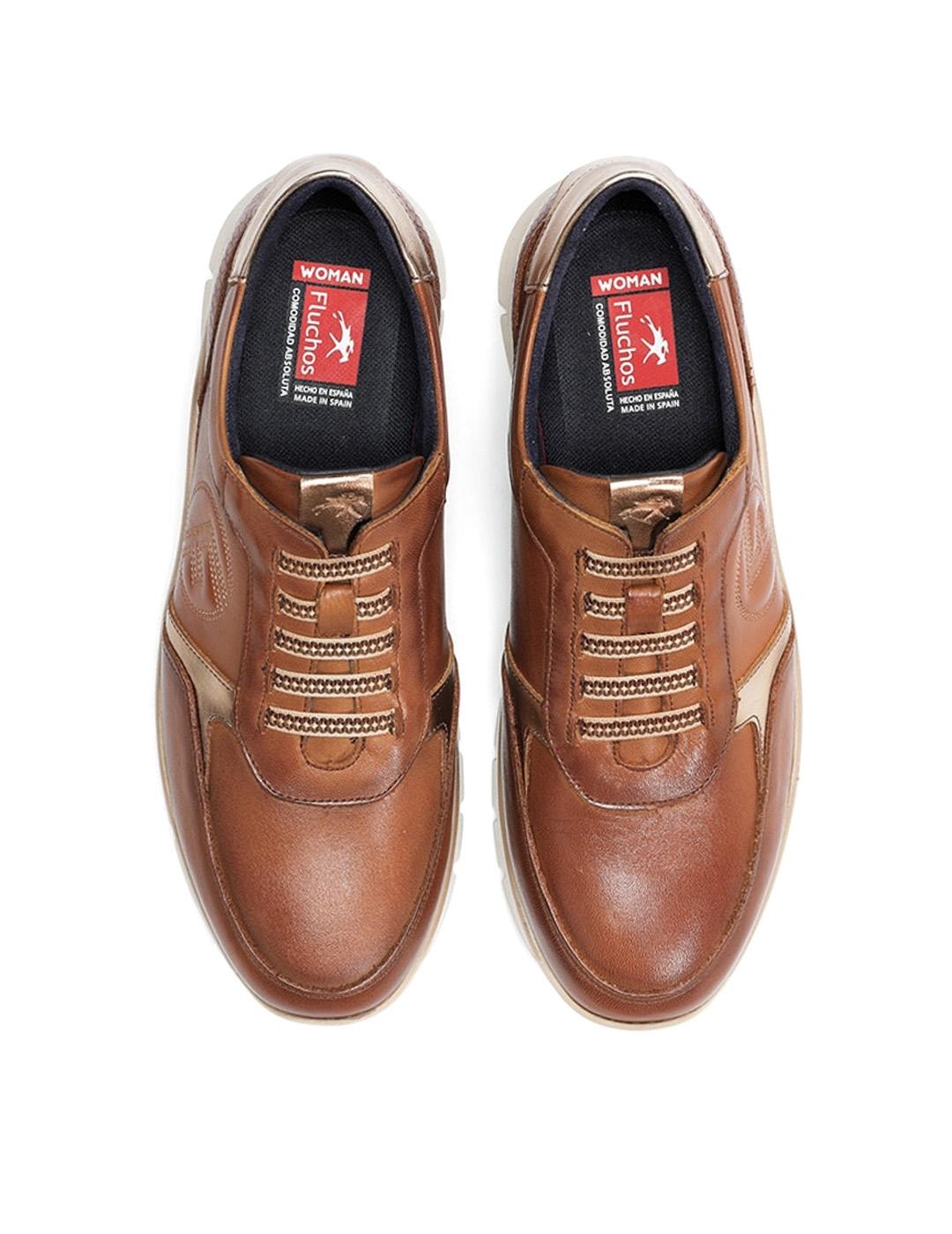 Deportivo UNION F2074 Fluchos Marrón Mujer